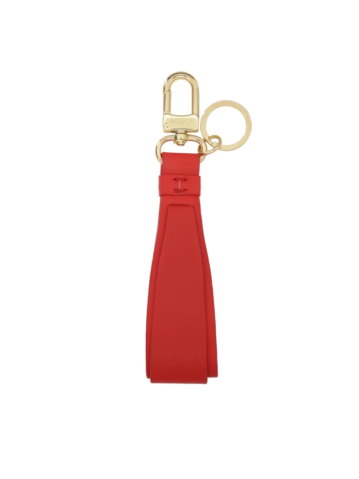 Kazar Red Key Ring With Unique Gold KAZAR Logo