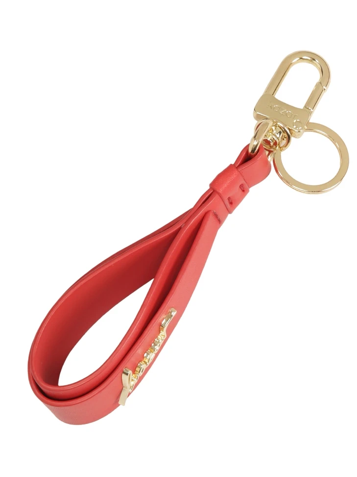 Kazar Red Key Ring With Unique Gold KAZAR Logo