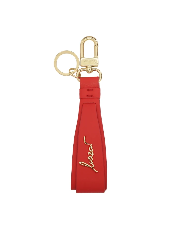 kazar Red key ring with unique gold KAZAR logo