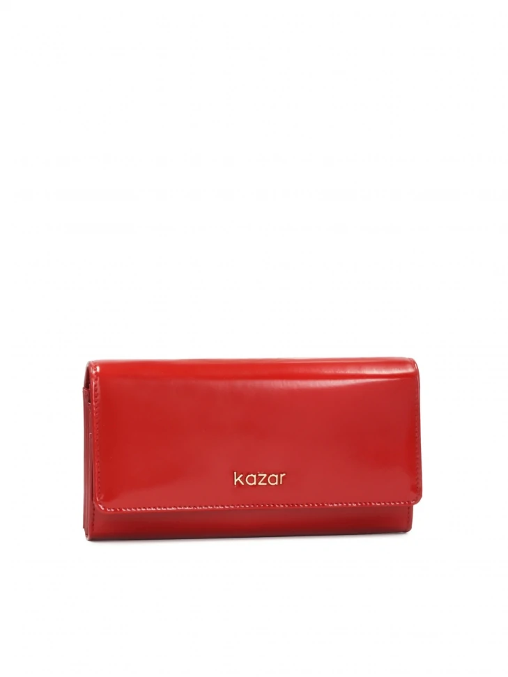 Kazar Red Leather Wallet
