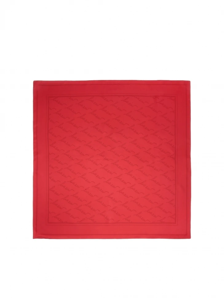 Kazar Red Neckerchief Made Of Fine Silk