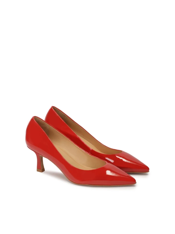 Kazar Red Patent Leather Pumps