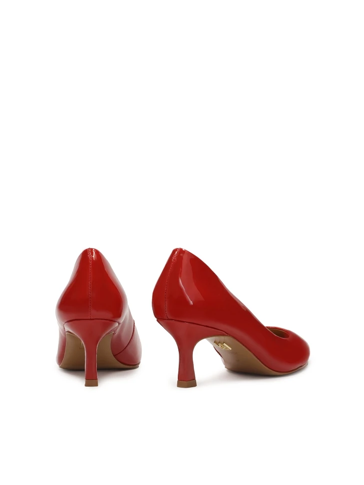 Kazar Red Patent Leather Pumps