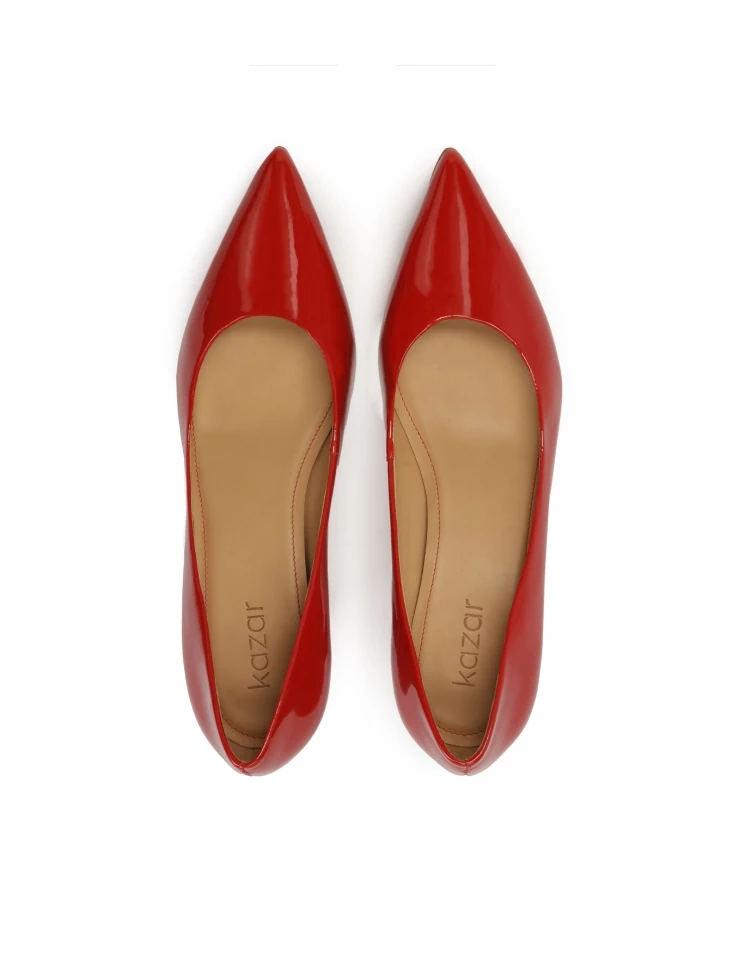 Kazar Red Patent Leather Pumps