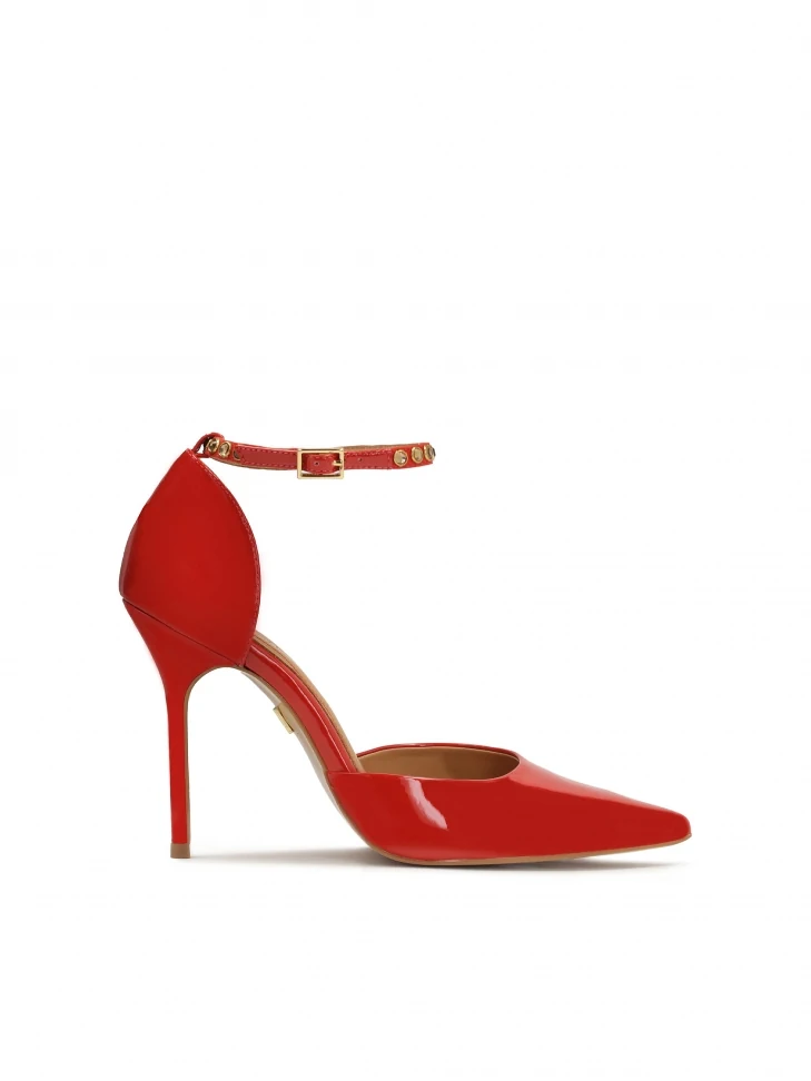 kazar Red patent leather pumps
