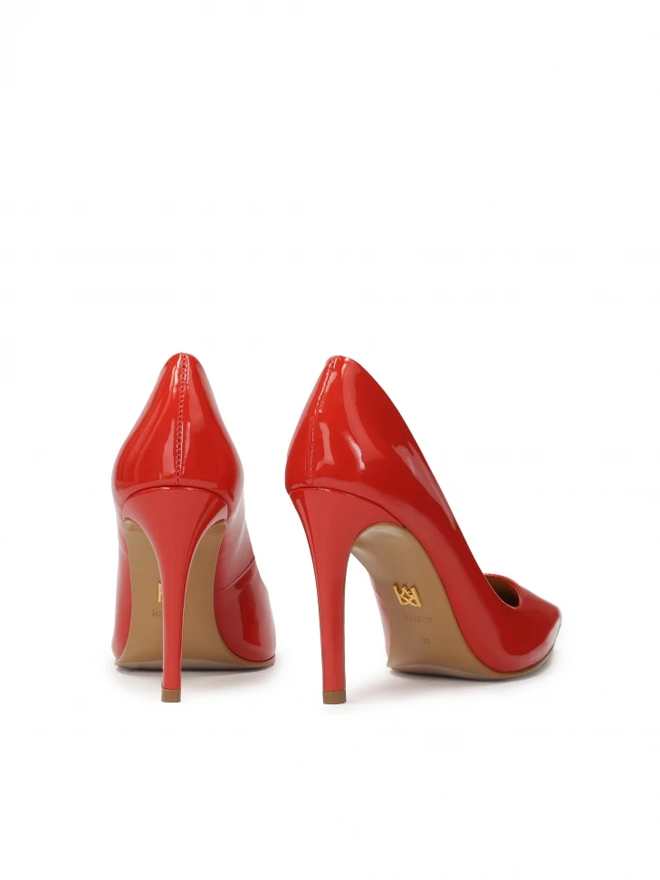 Kazar Red Patent Leather Stiletto Pumps