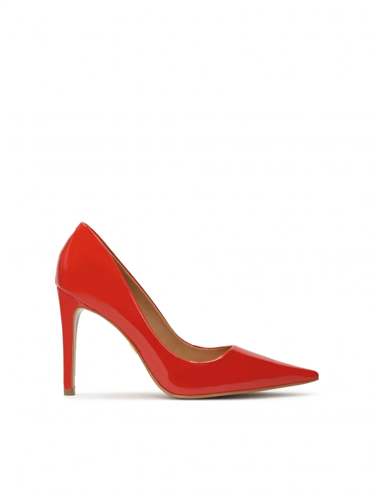 kazar Red patent leather stiletto pumps