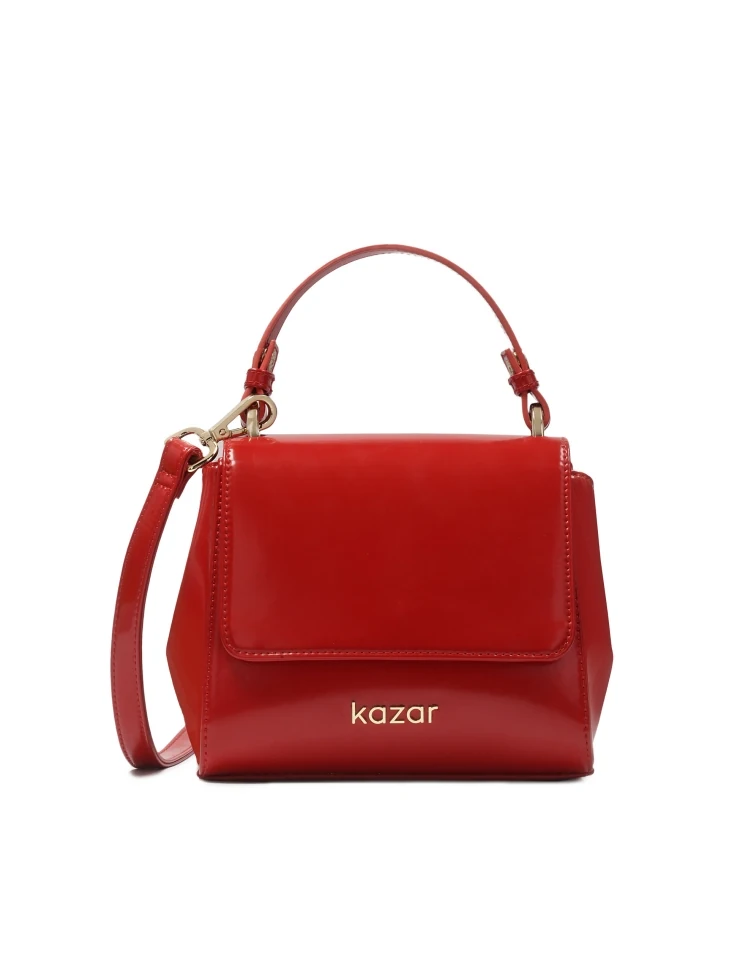 kazar Red rigid construction trunk bag