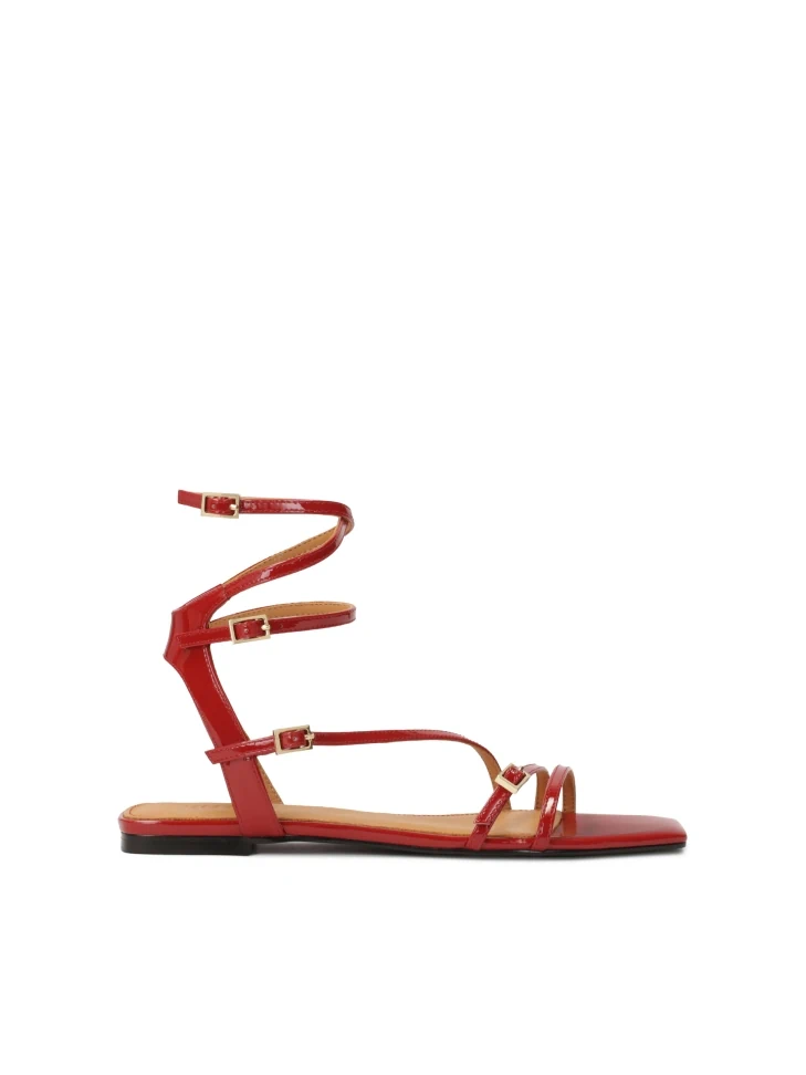 kazar Red sandals with fine straps
