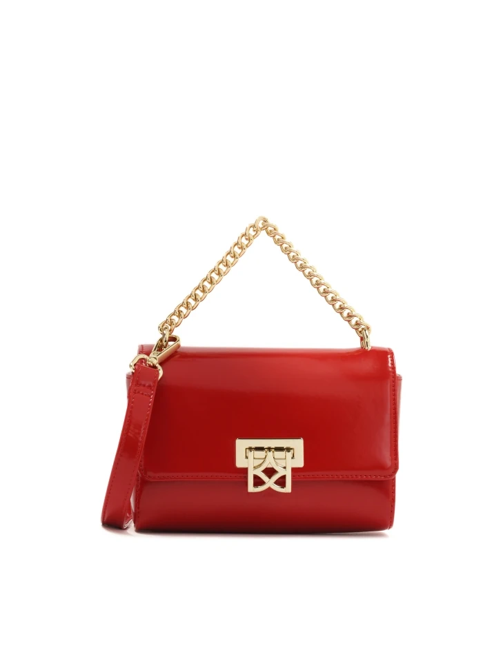 kazar Red small handbag with shoulder strap