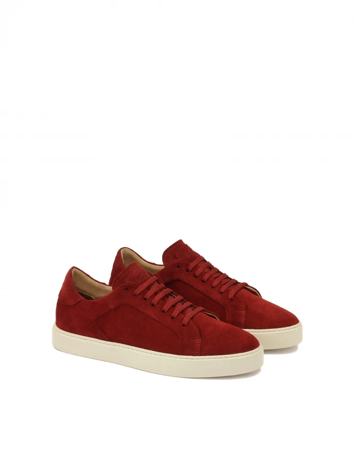 Kazar Red Sneakers With Classic Lacing