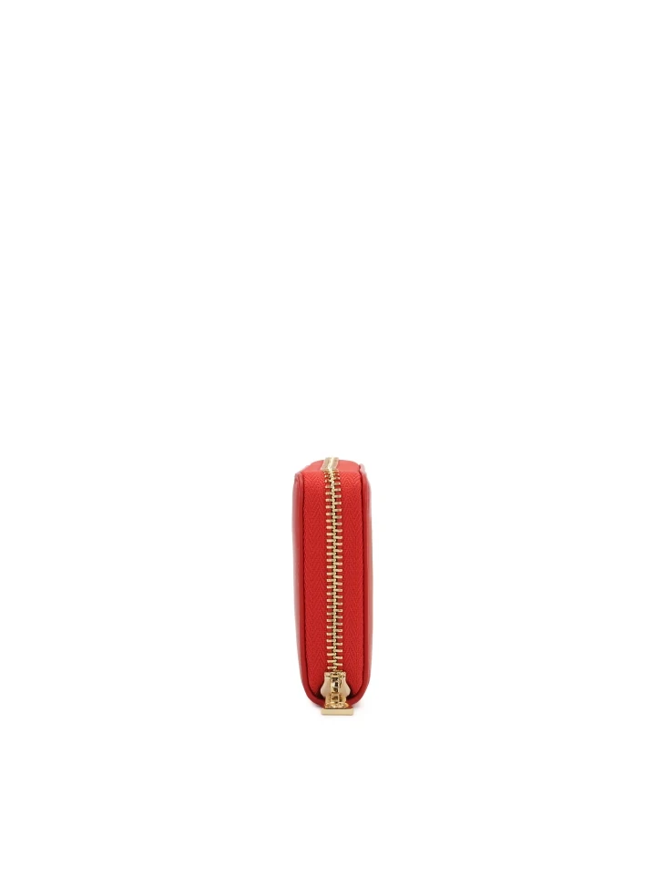 Kazar Red Zipped Wallet