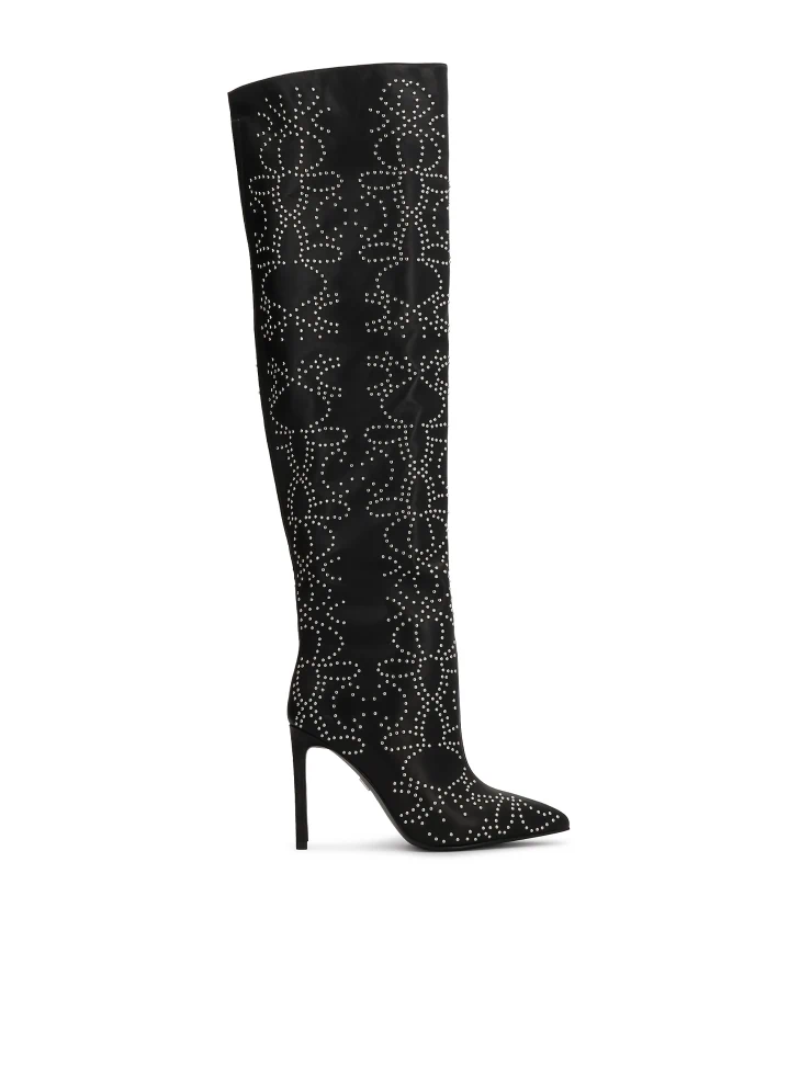 kazar Rivet patterned leather musketeers