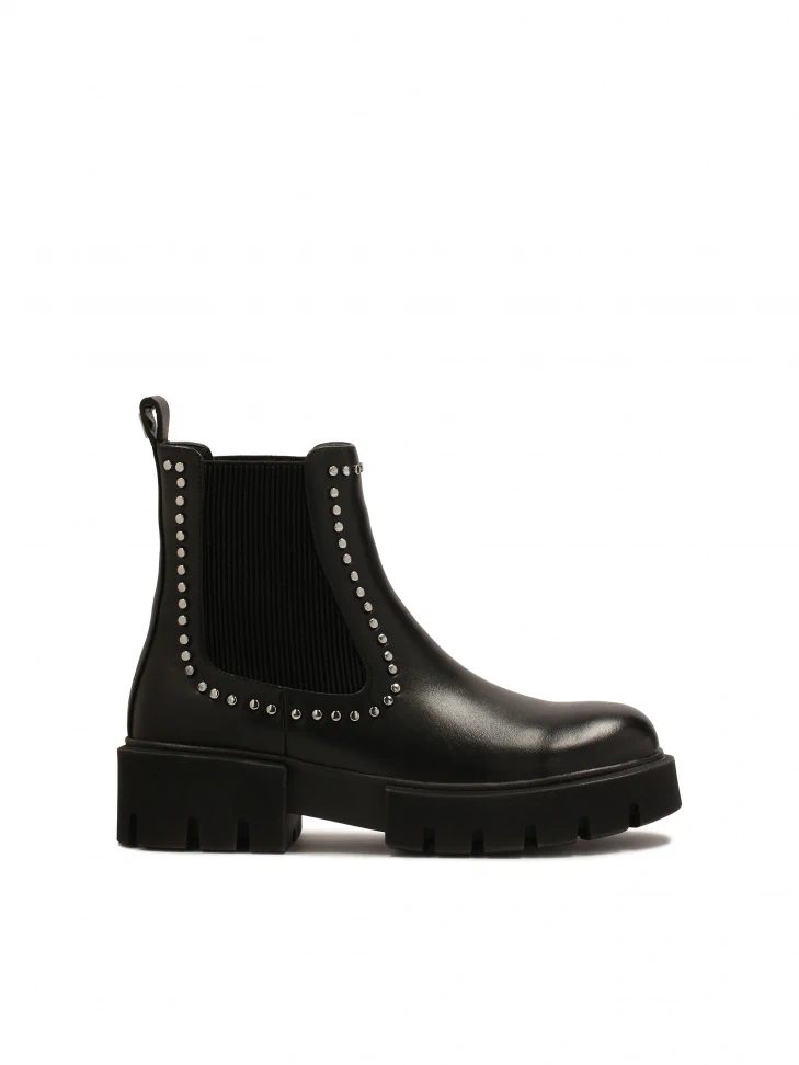 kazar Riveted Chelsea boots on a thick sole