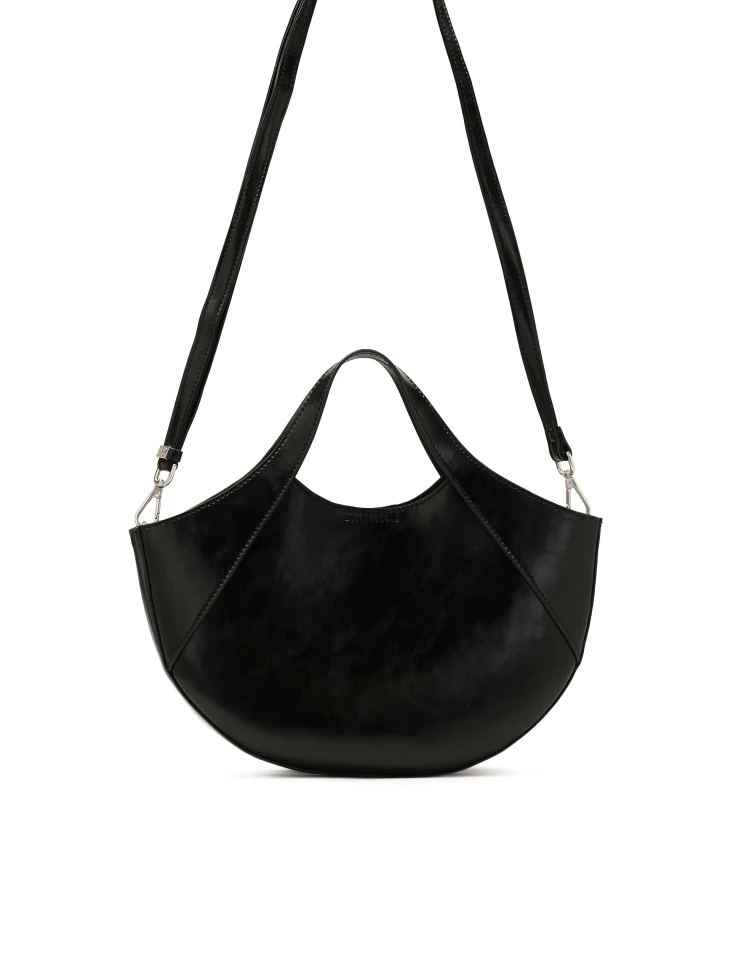 Kazar Rounded Leather Hobo Bag