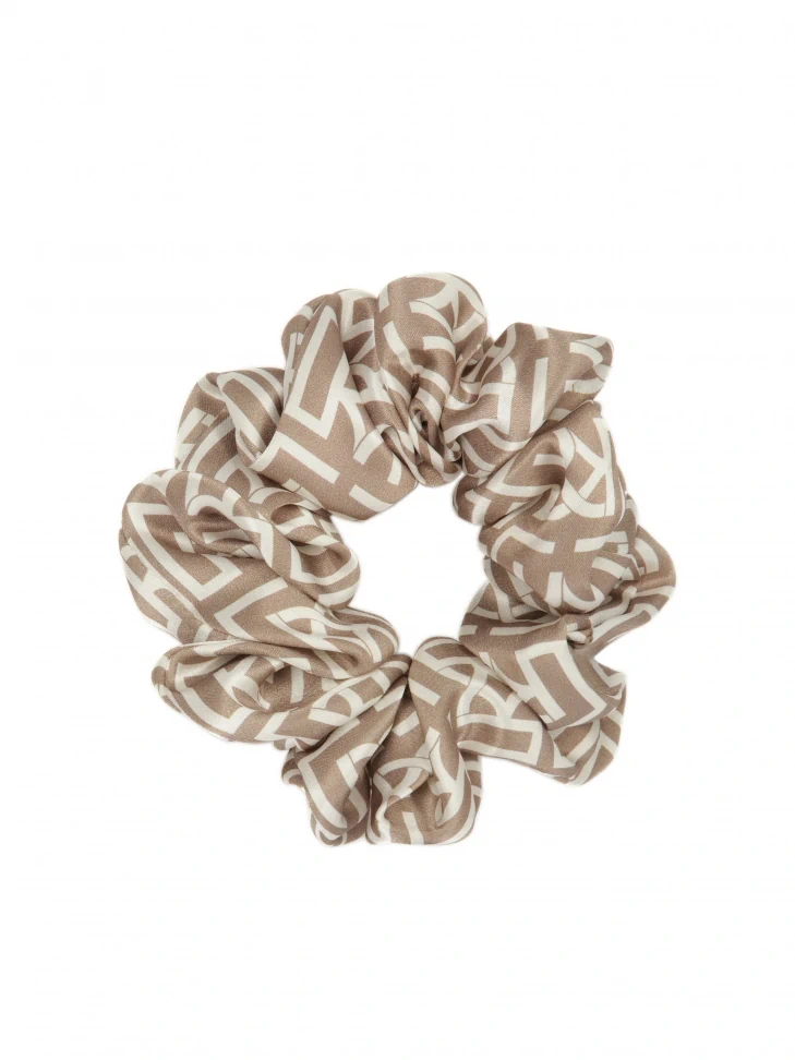Kazar Satin Monogrammed Hair Elastic Band