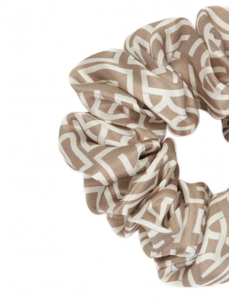 Kazar Satin Monogrammed Hair Elastic Band