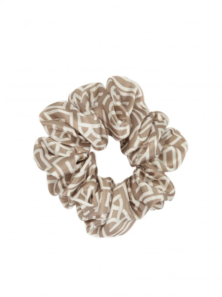 kazar Satin monogrammed hair elastic band