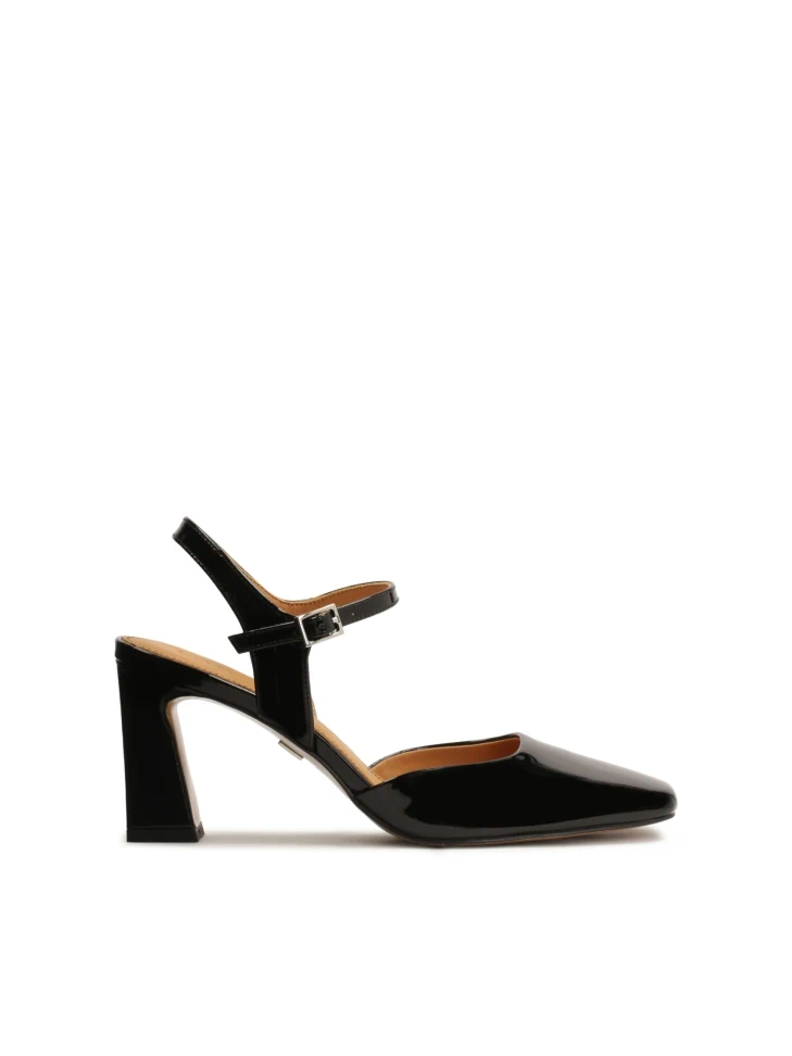 kazar Semi-open patent leather pumps