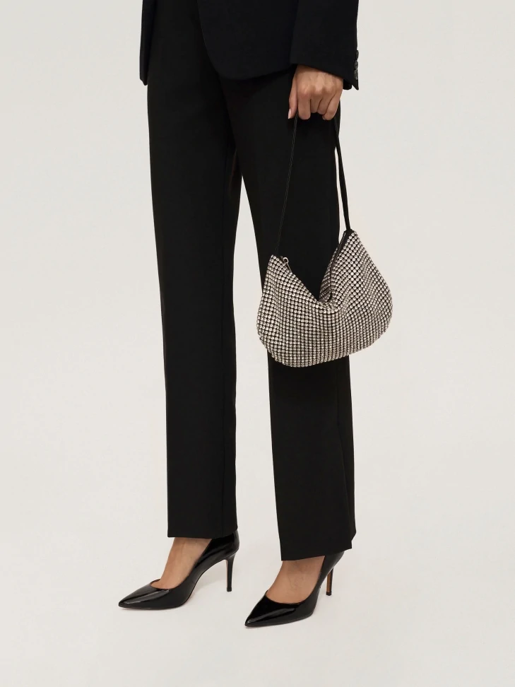 Kazar Shiny Bag With Zirconium