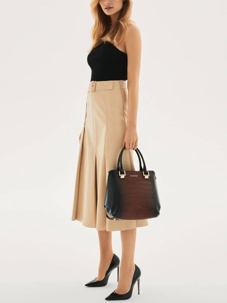 Kazar Shiny Black Patent Leather Pumps