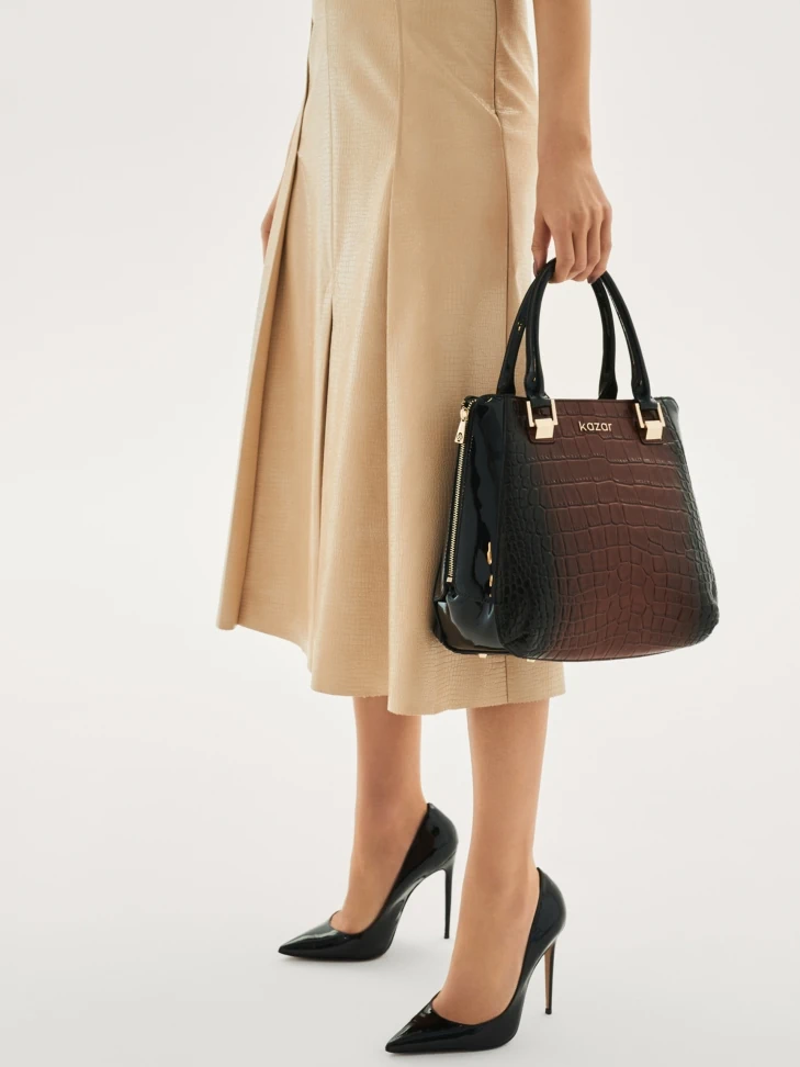 Kazar Shiny Black Patent Leather Pumps