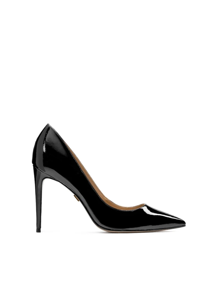 kazar Shiny black patent leather pumps
