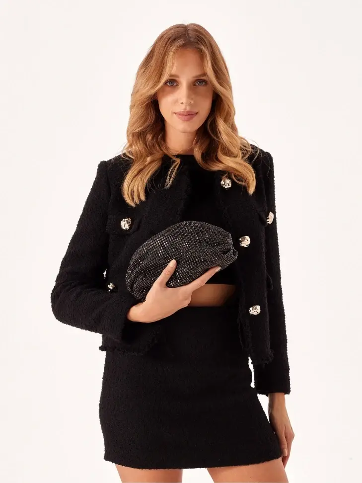 Kazar Shiny Pouch Bag