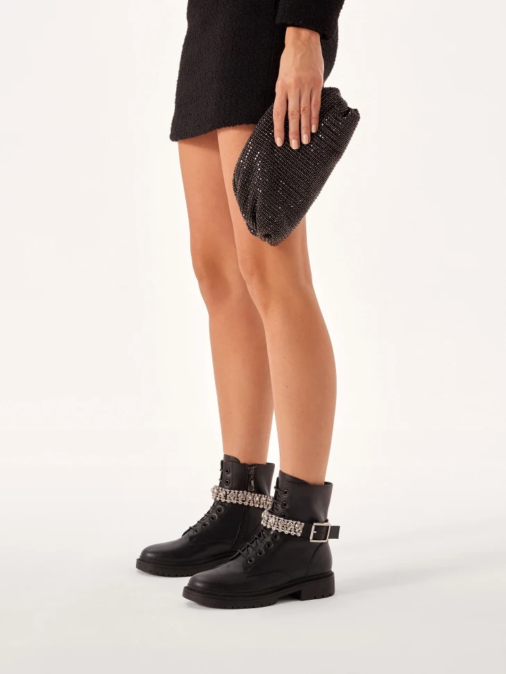 Kazar Shiny Pouch Bag