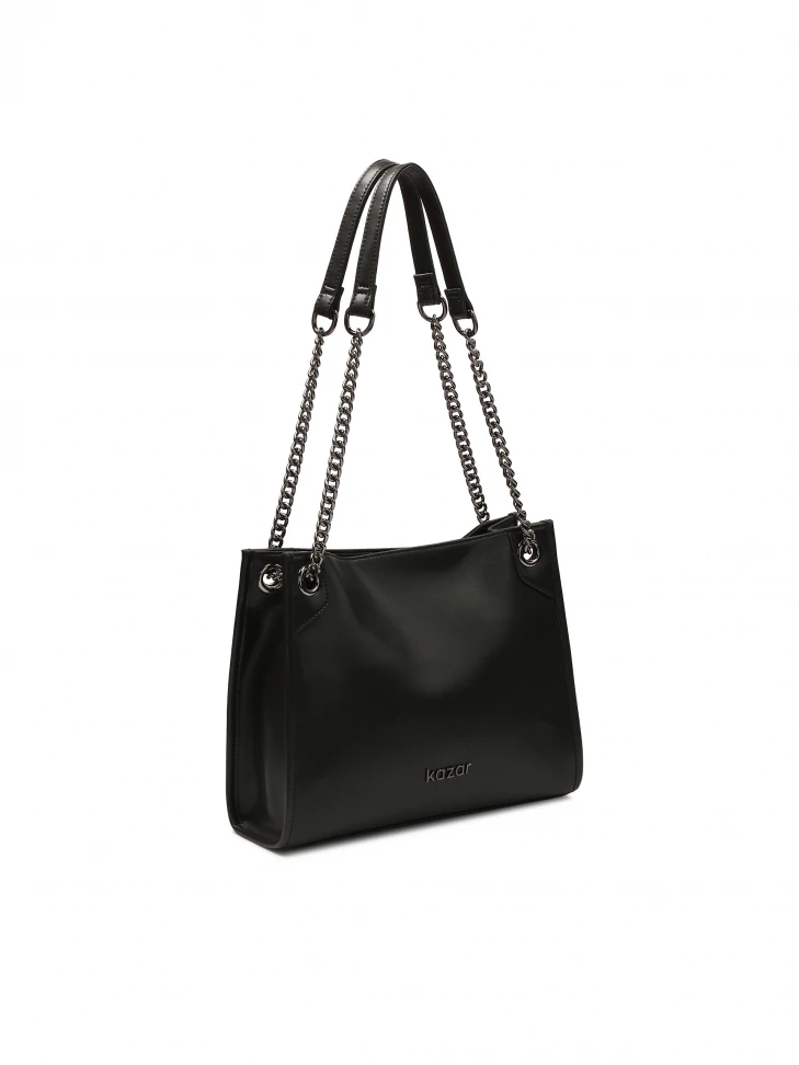 Kazar Shoulder Bag With Sliding Chain