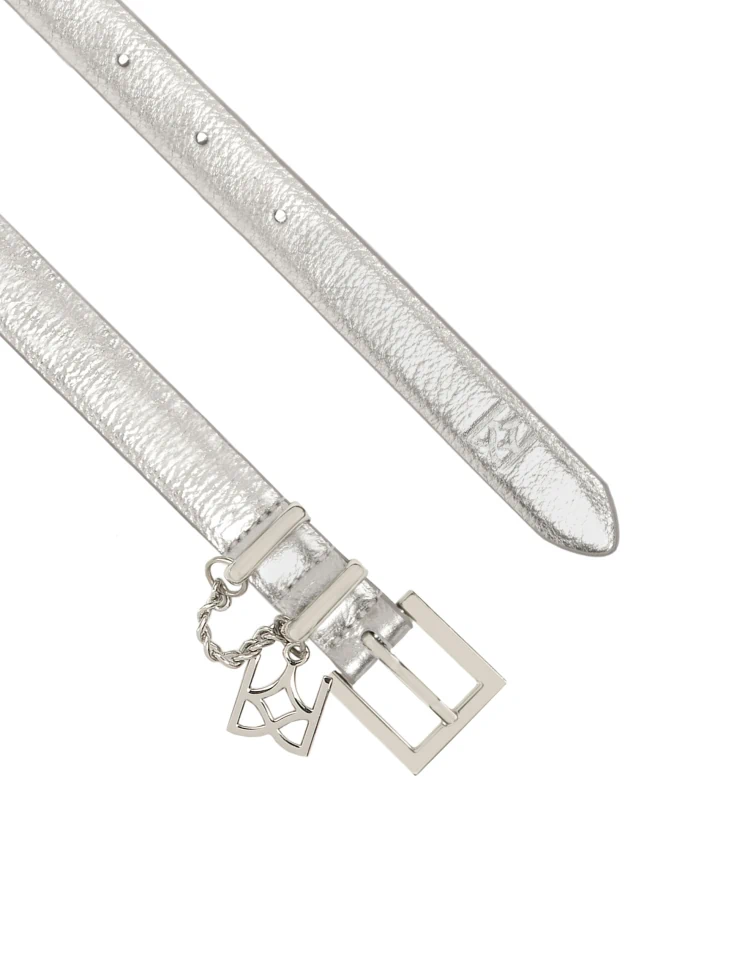 Kazar Silver Belt With Jewelry Embellishment