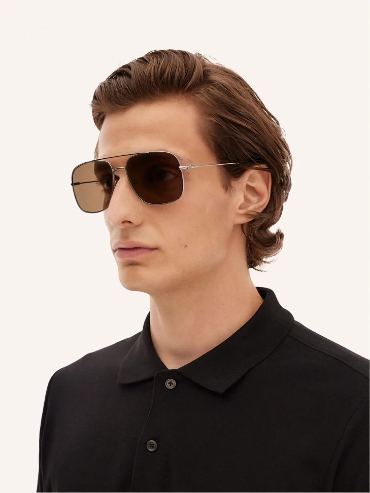 Kazar Silver Sunglasses With Polarisation