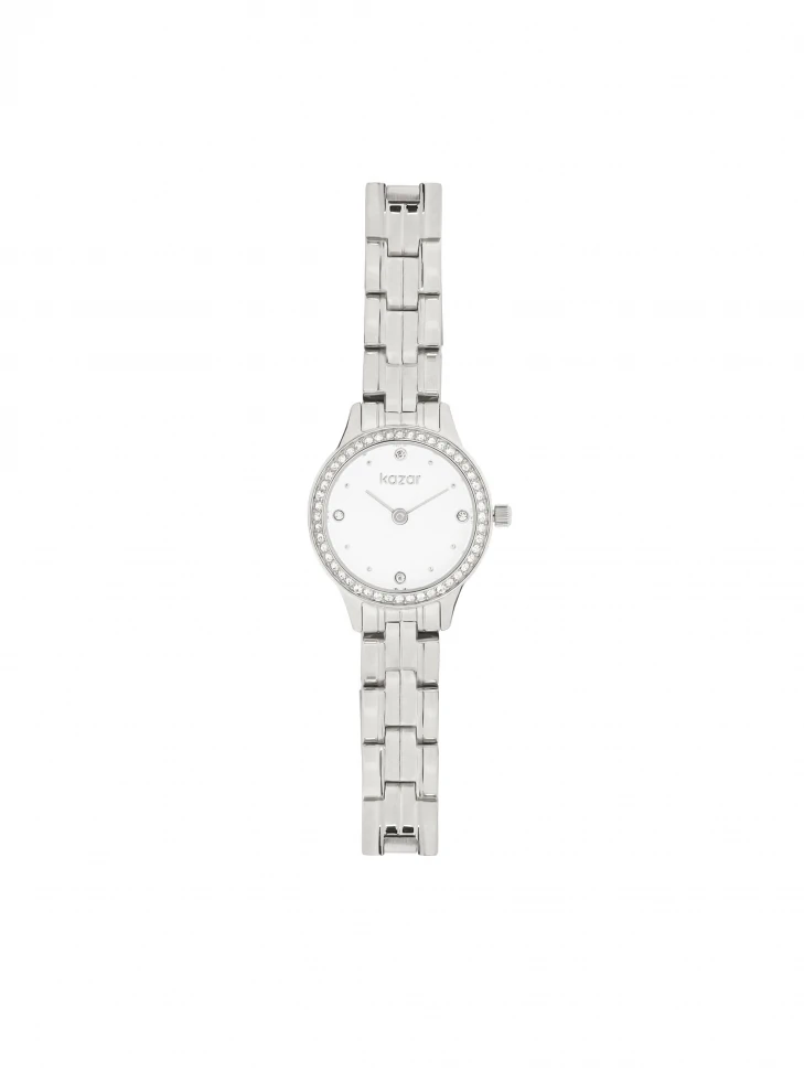 kazar Silver watch on a slim bracelet