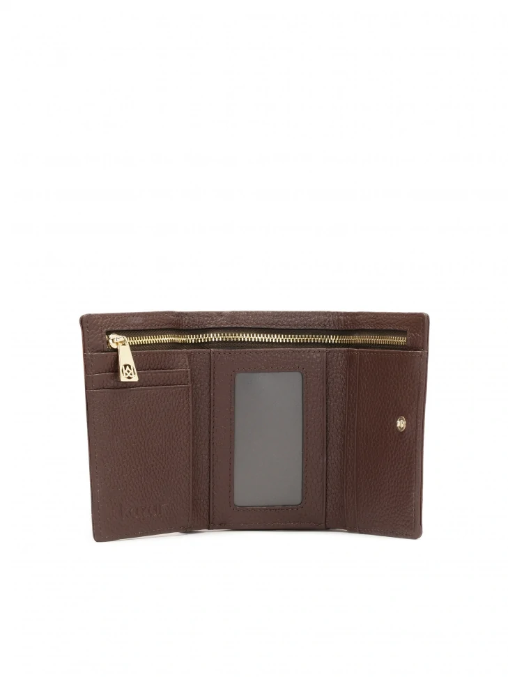 Kazar Sleek Brown Wallet With Roomy Interior