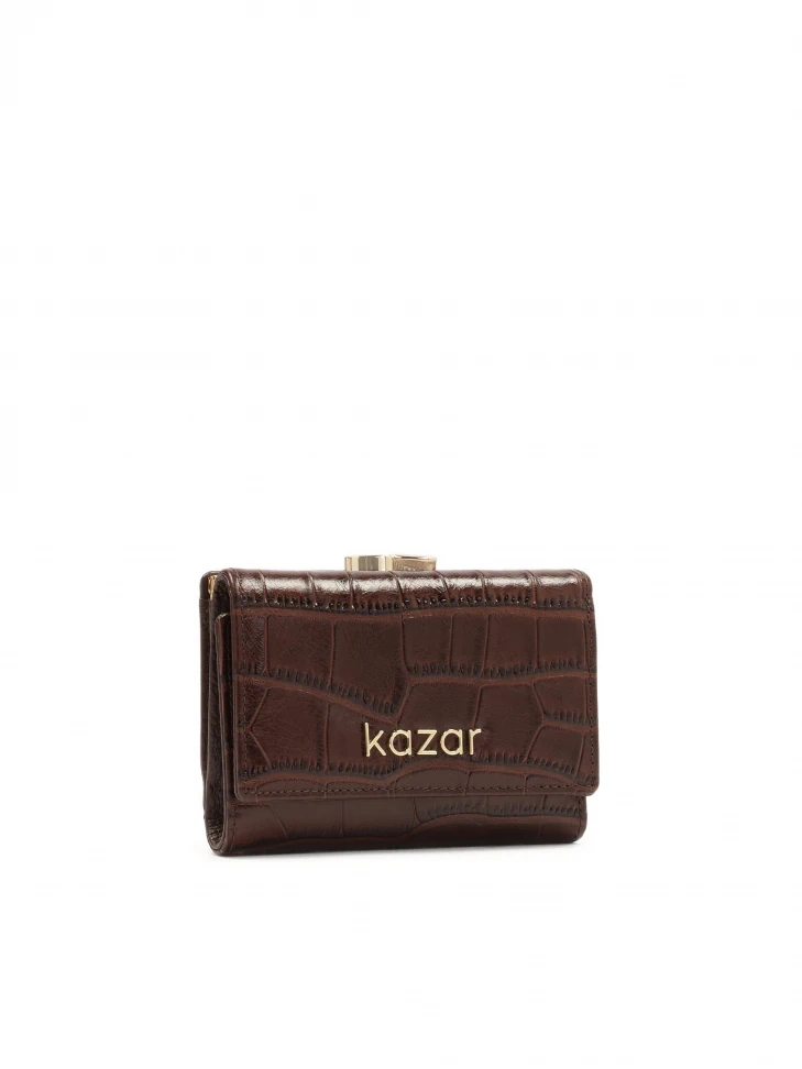 Kazar Sleek Brown Wallet With Roomy Interior