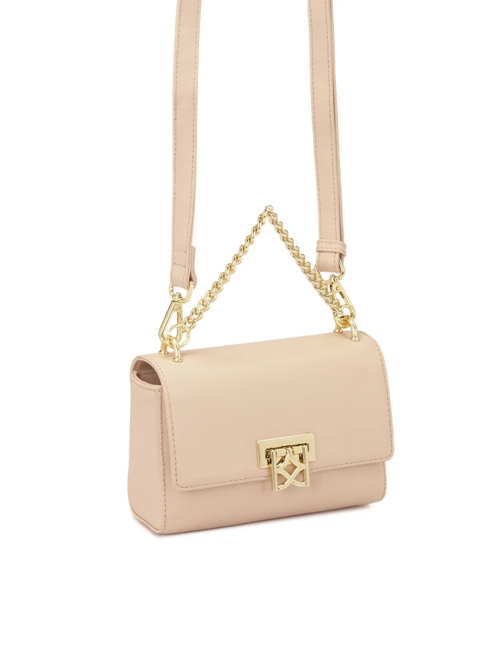 Kazar Sleek Handbag With Decorative Clasp