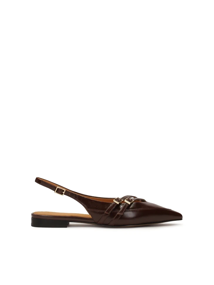kazar Slingback pumps on a flat sole
