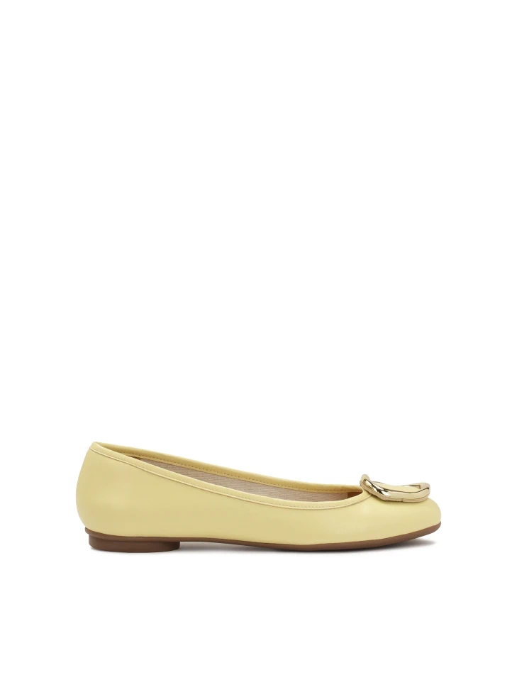 kazar Slip-on ballerinas with metal embellishment