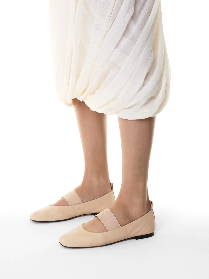 Kazar Slip-on Ballerinas With Wide Strap
