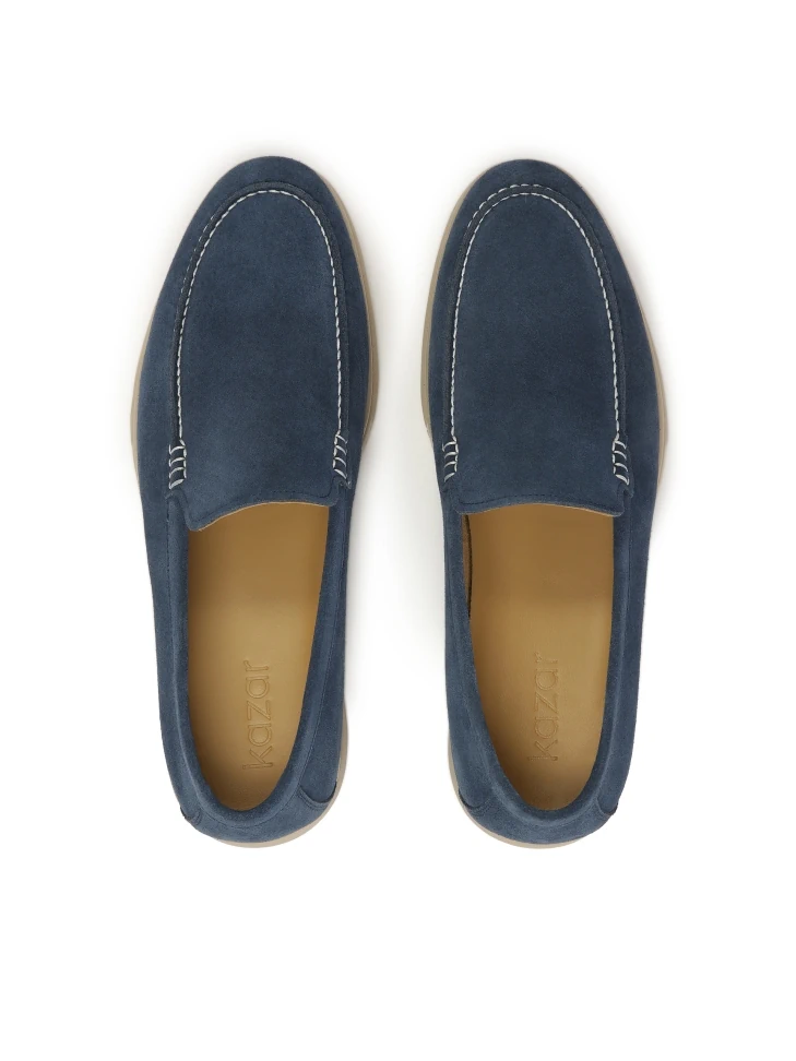 Kazar Slip-on Blue Men's Shoes