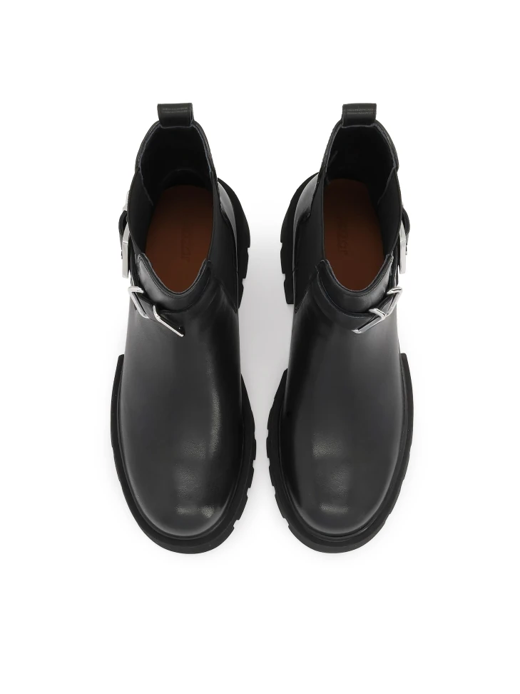 Kazar Slip-on Boots With Elastic Inserts