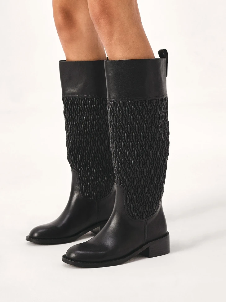 Kazar Slip-on Boots With Original Crinkled Upper