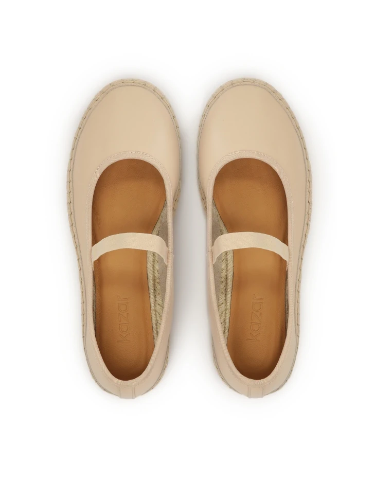 Kazar Slip-on Espadrilles In Powder Color
