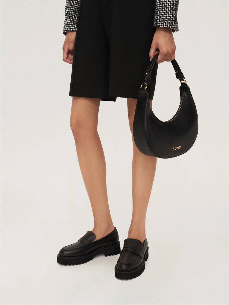 Kazar Slip On Leather Casual Shoes On A Thick Sole