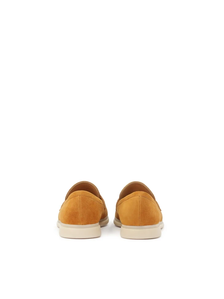 Kazar Slip-on Suede Loafers With Embellishment