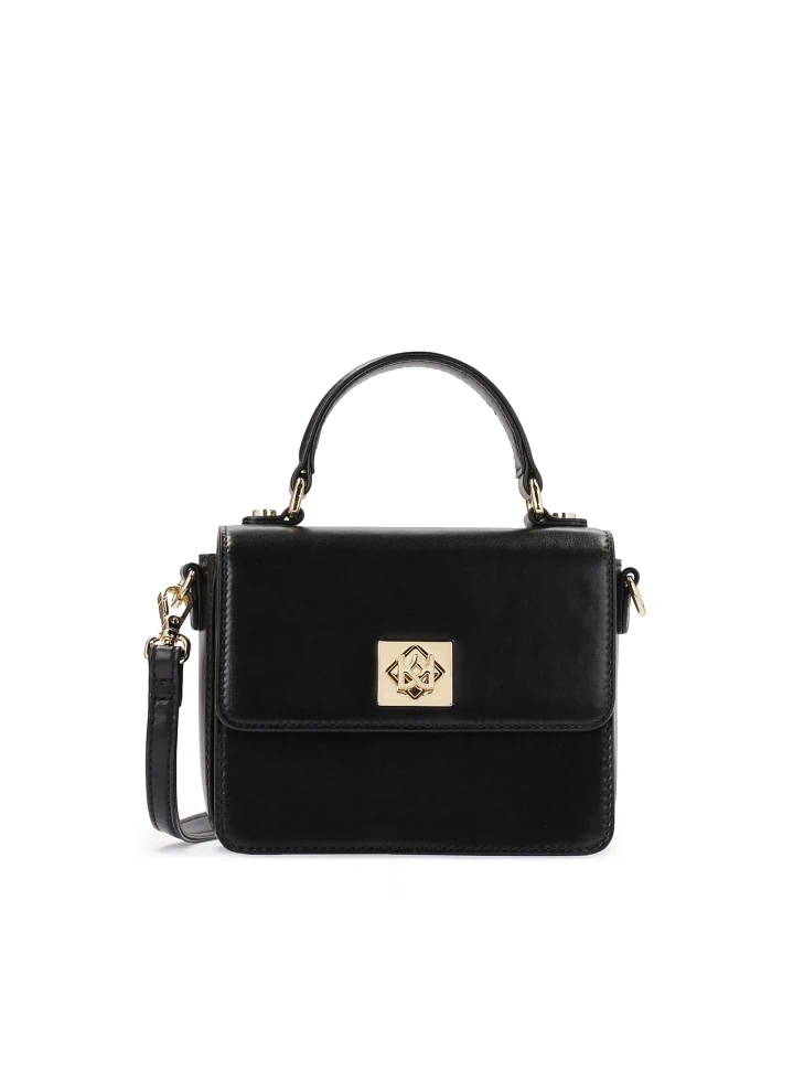 kazar Small black handbag with flap