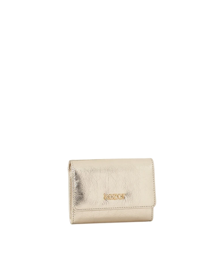 Kazar Small Gold Wallet