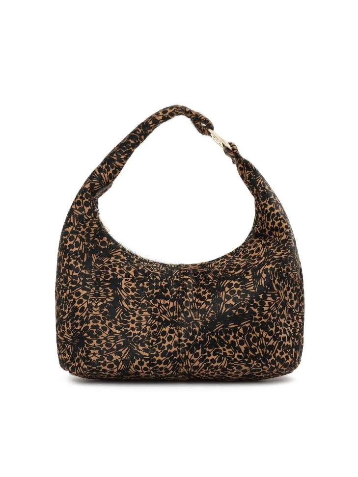 kazar Small handbag with animal print bristles
