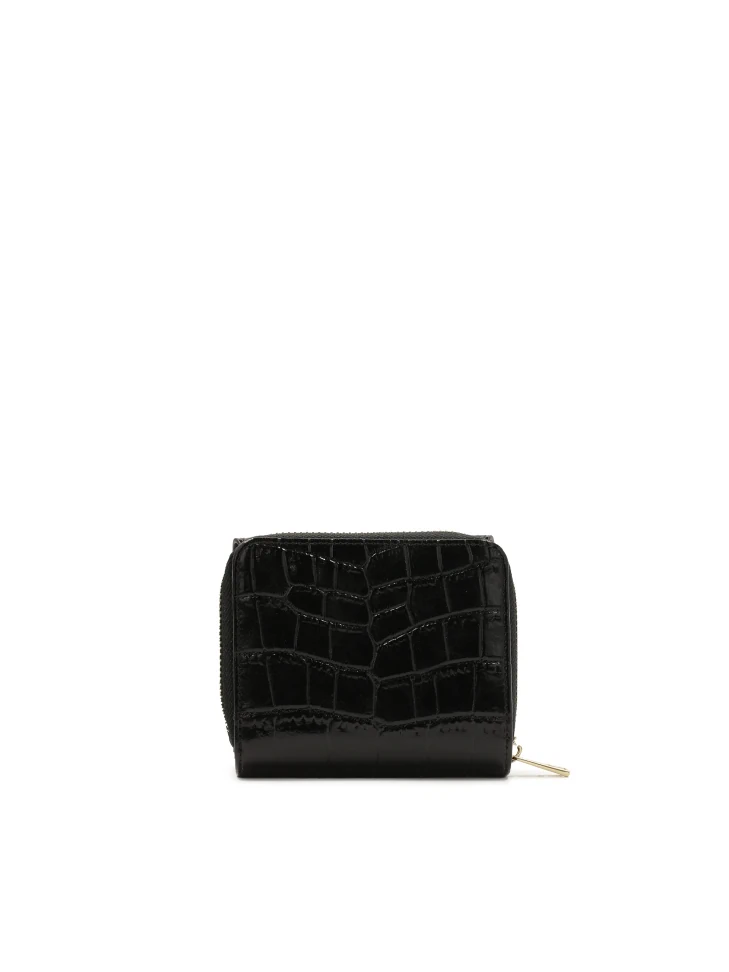 Kazar Small Leather Wallet With Metal Clasp