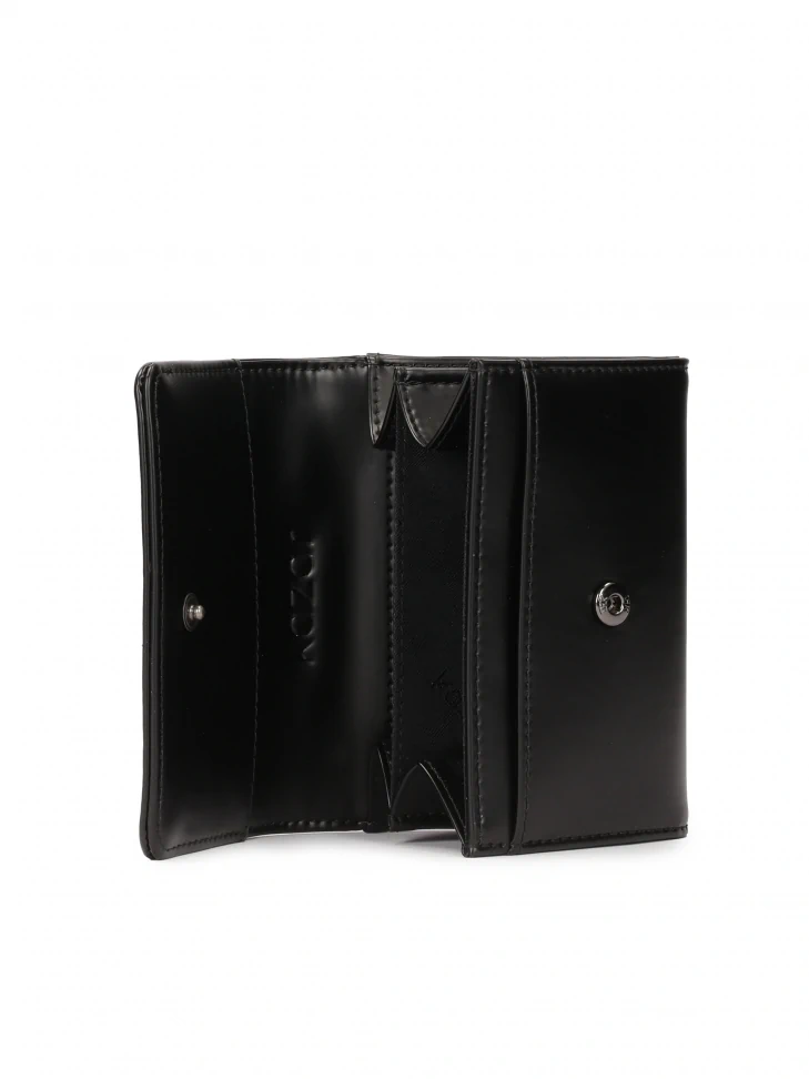 Kazar Small Leather Wallet With Quilted Front